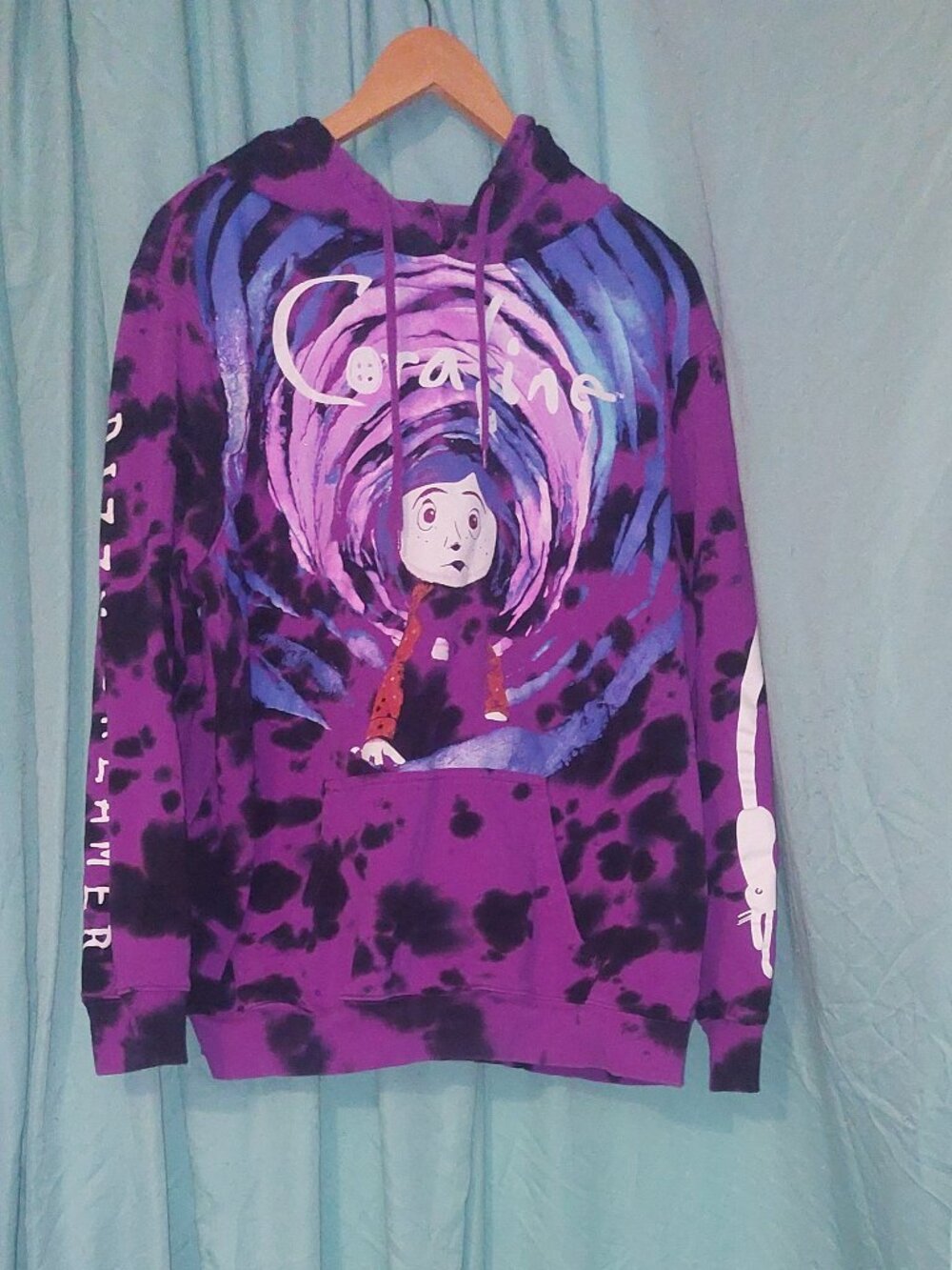 Coraline Tunnel Tie-Dye Hoodie 2X (Unisex)